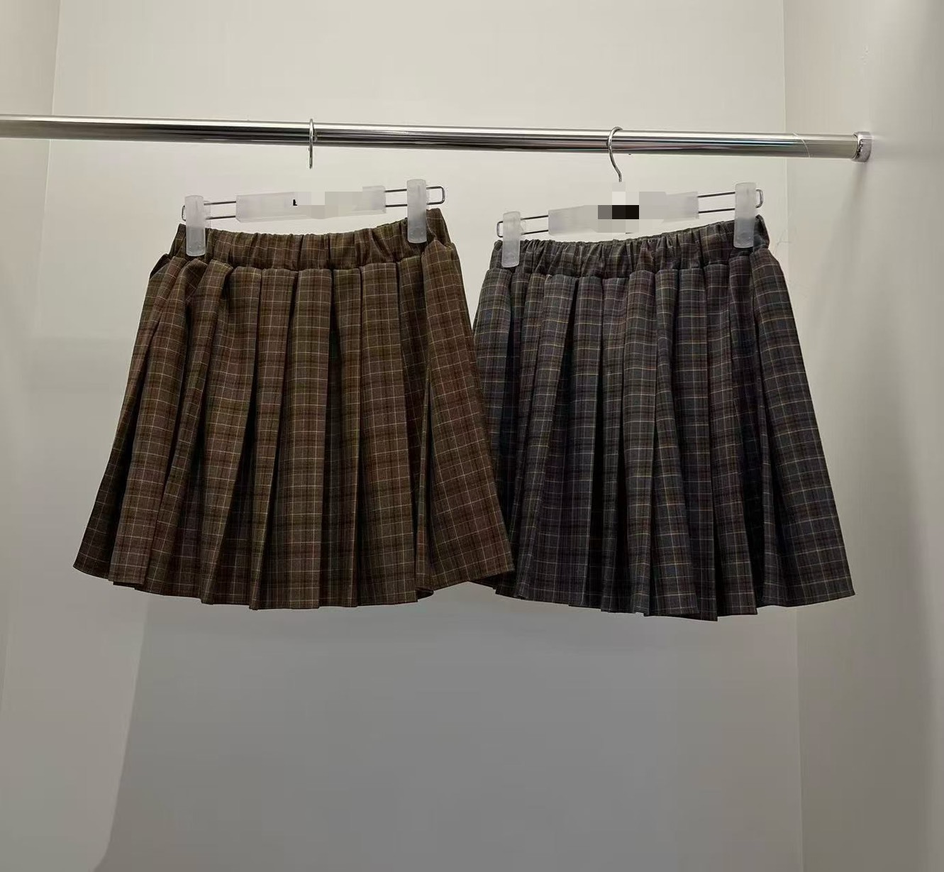 學生制服風格子裙