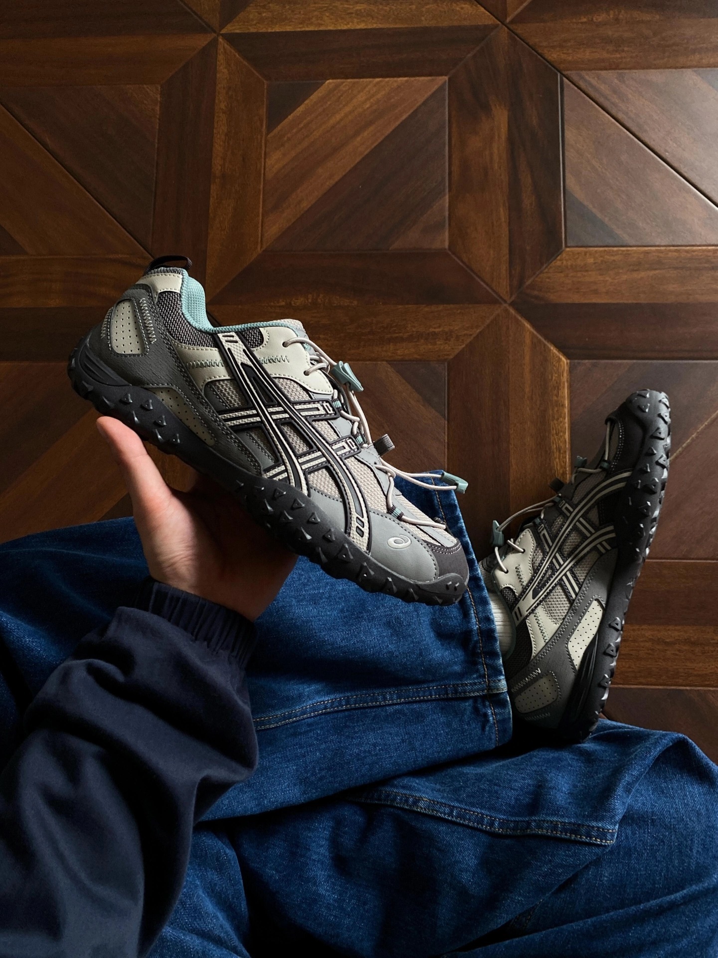 代購-ASICS GEL-AMMG系列 舒適緩震 復古 運動 薄底鞋 跑鞋 栗咖/鼠尾綠 男女同款 1203B274-200 1203B274-021
