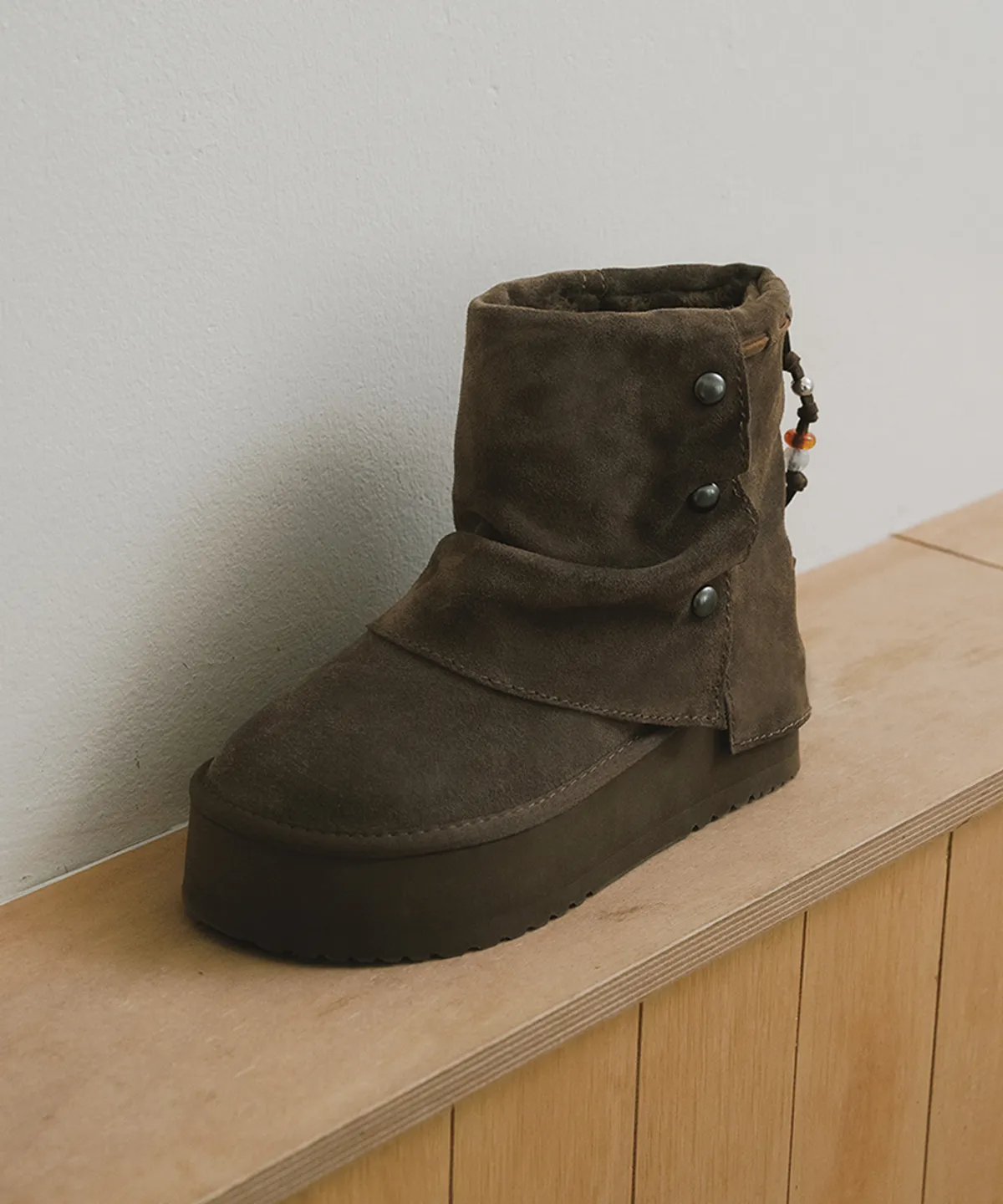 Rockfish Weatherwear STUD MAXI FOLDED BOOTS SHORT