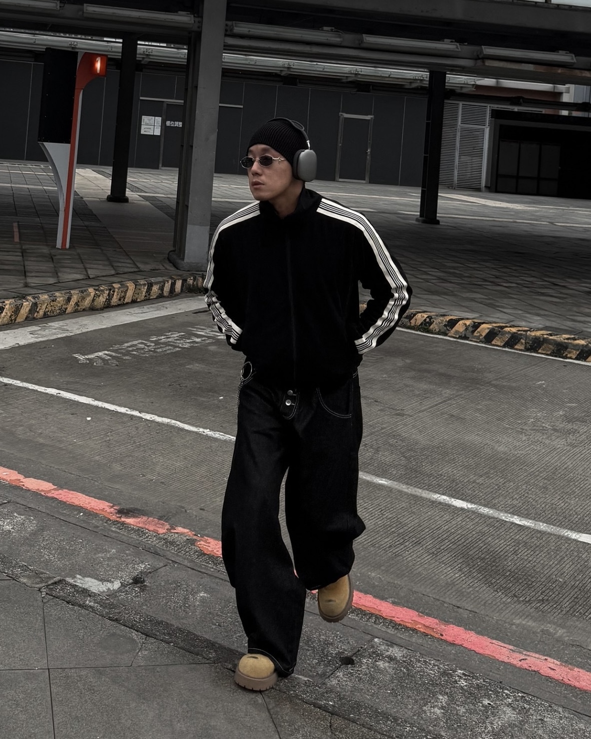 #三種設計 街頭 金屬 單寧 牛仔 寬褲