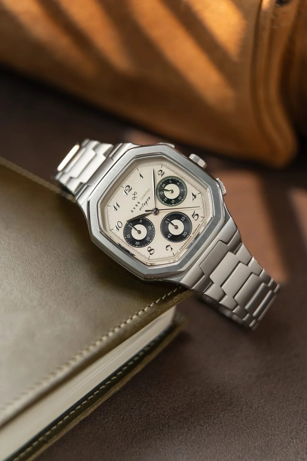 1904 Chronograph - Steel/Off White&Black