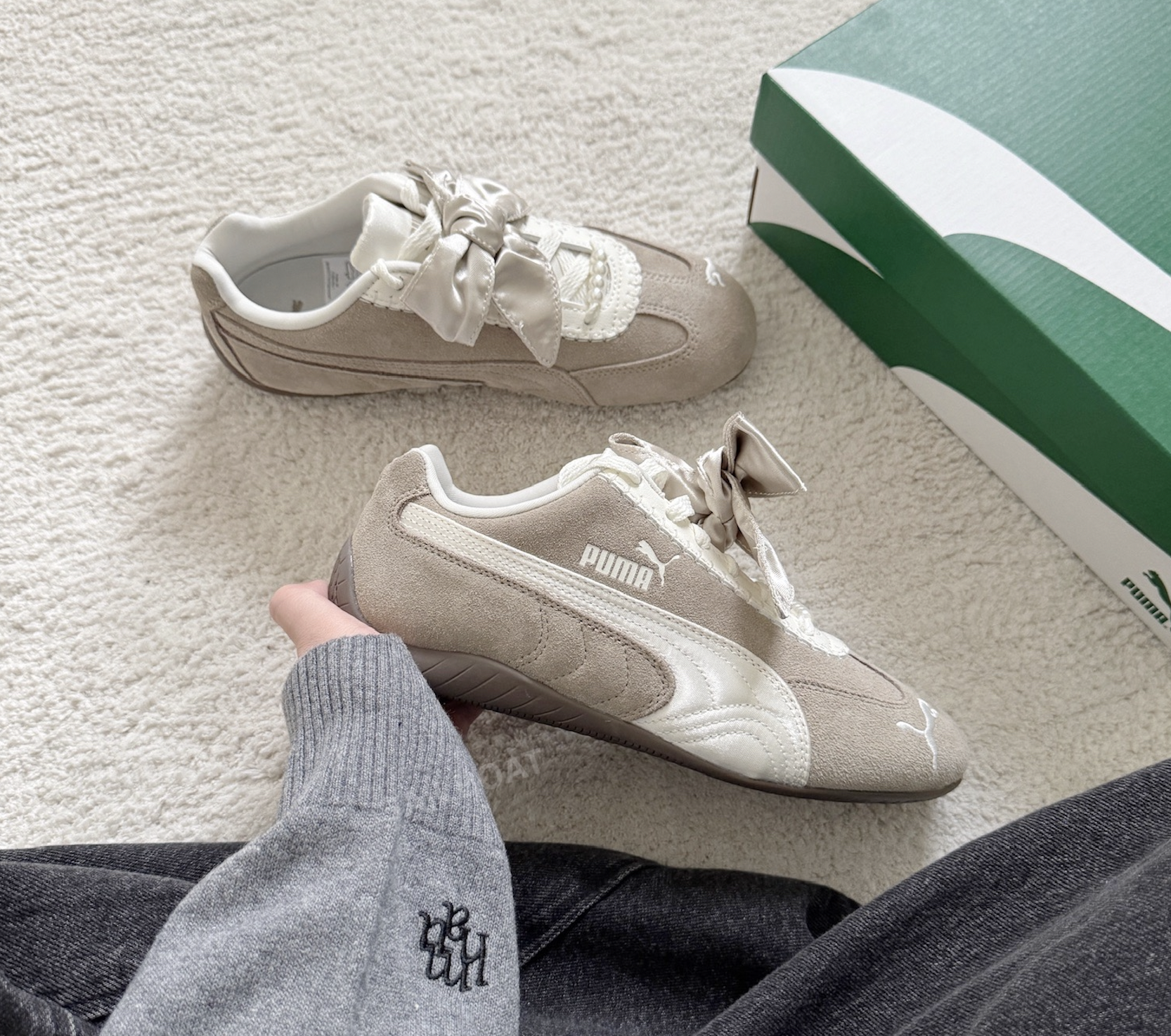 #現貨供應 PUMA Speedcat Bloom 復古緞帶 蝴蝶結 賽車鞋
