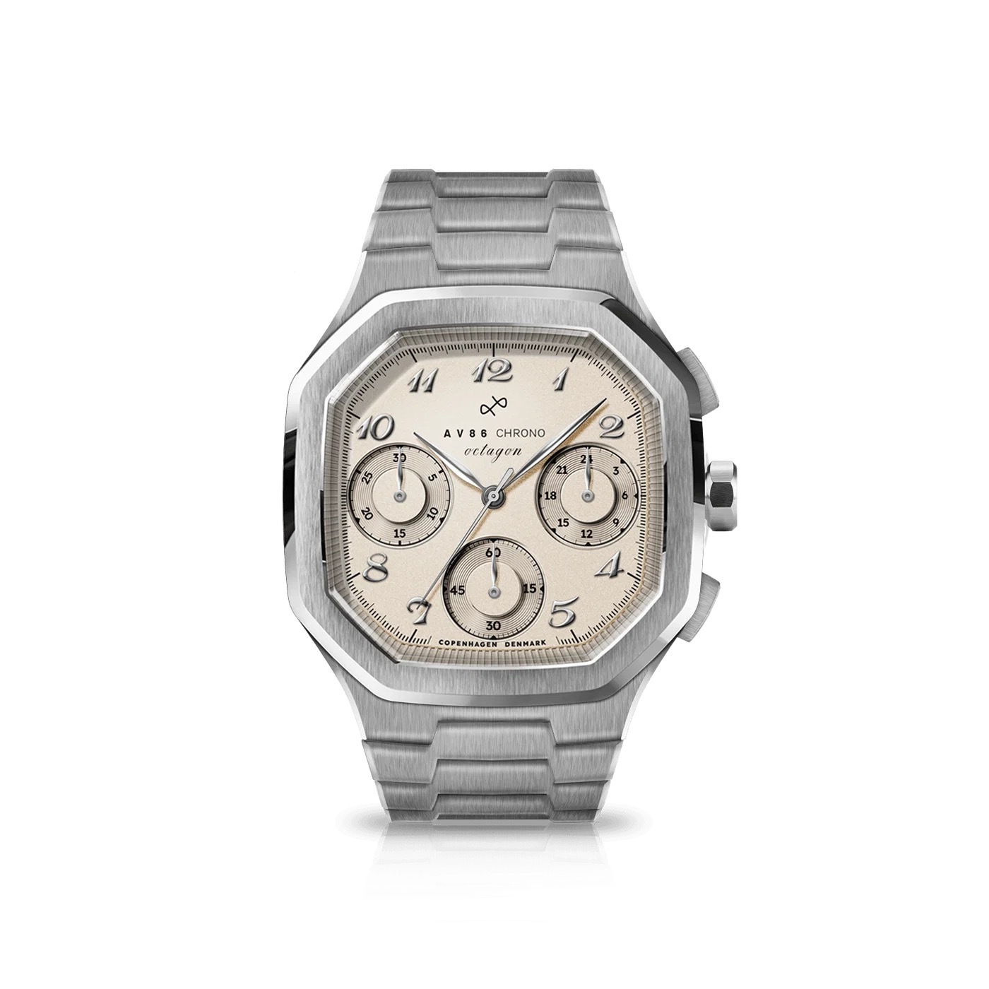 1904 Chronograph - Steel/Off White