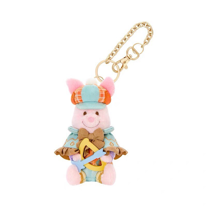 2026 萬聖節 小熊維尼 Winnie the Pooh 小豬 皮傑 piglet 絨毛 鑰匙圈 吊飾 -上海迪士尼樂園