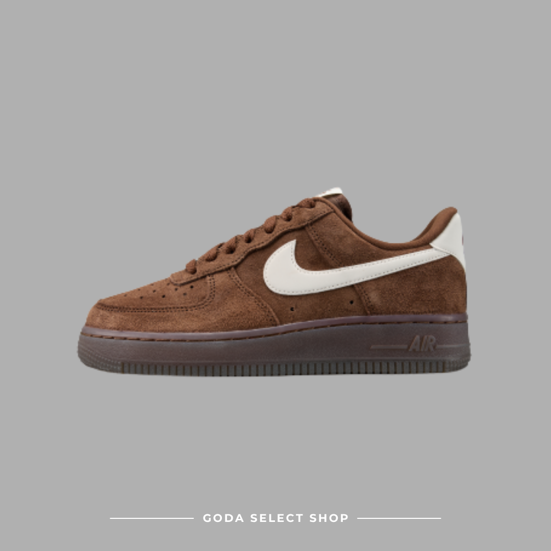NIKE AIR FORCE 1 '07 可可棕 咖啡摩卡 美拉德色系 麂皮 IQ0136-200