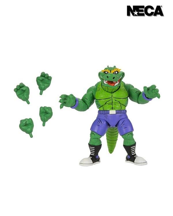預購26/11 NECA 代理版 可動 7吋 忍者龜 阿奇漫畫 Leatherhead 鱷魚人