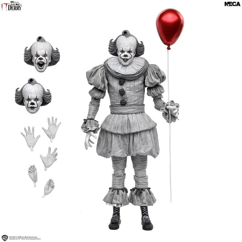 預購26/11 NECA 代理版 可動 7吋 牠:歡迎來到德利鎮 終極 黑白 潘尼懷斯