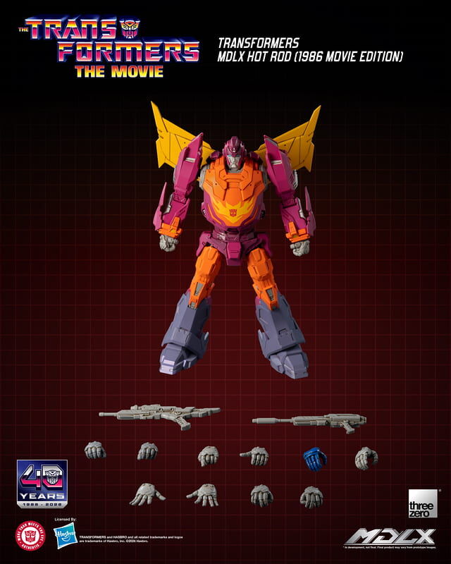 預購26/Q4 Threezero 代理版 可動 MDLX 變形金剛 羅德 1986電影版 約18cm