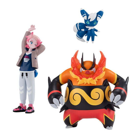 預購27/02 BANDAI 代理版 盒玩 精靈寶可夢 SCALE WORLD 密阿雷市 蓋伊＆炎武王＆超能妙喵(雄性)