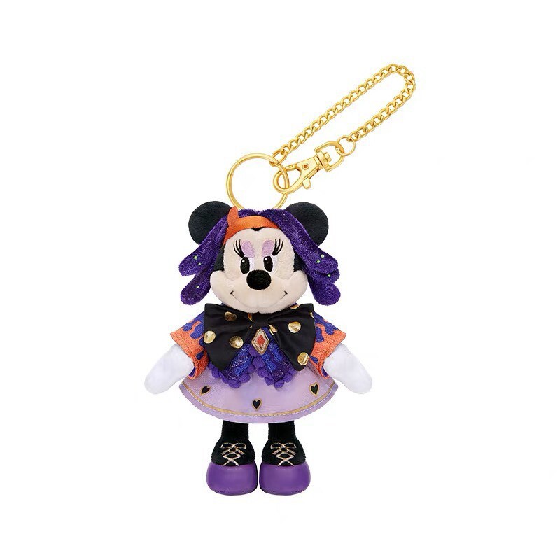 2026 萬聖節 米奇 Mickey 與好友們 米妮 Minnie 絨毛 鑰匙圈 吊飾 -上海迪士尼樂園