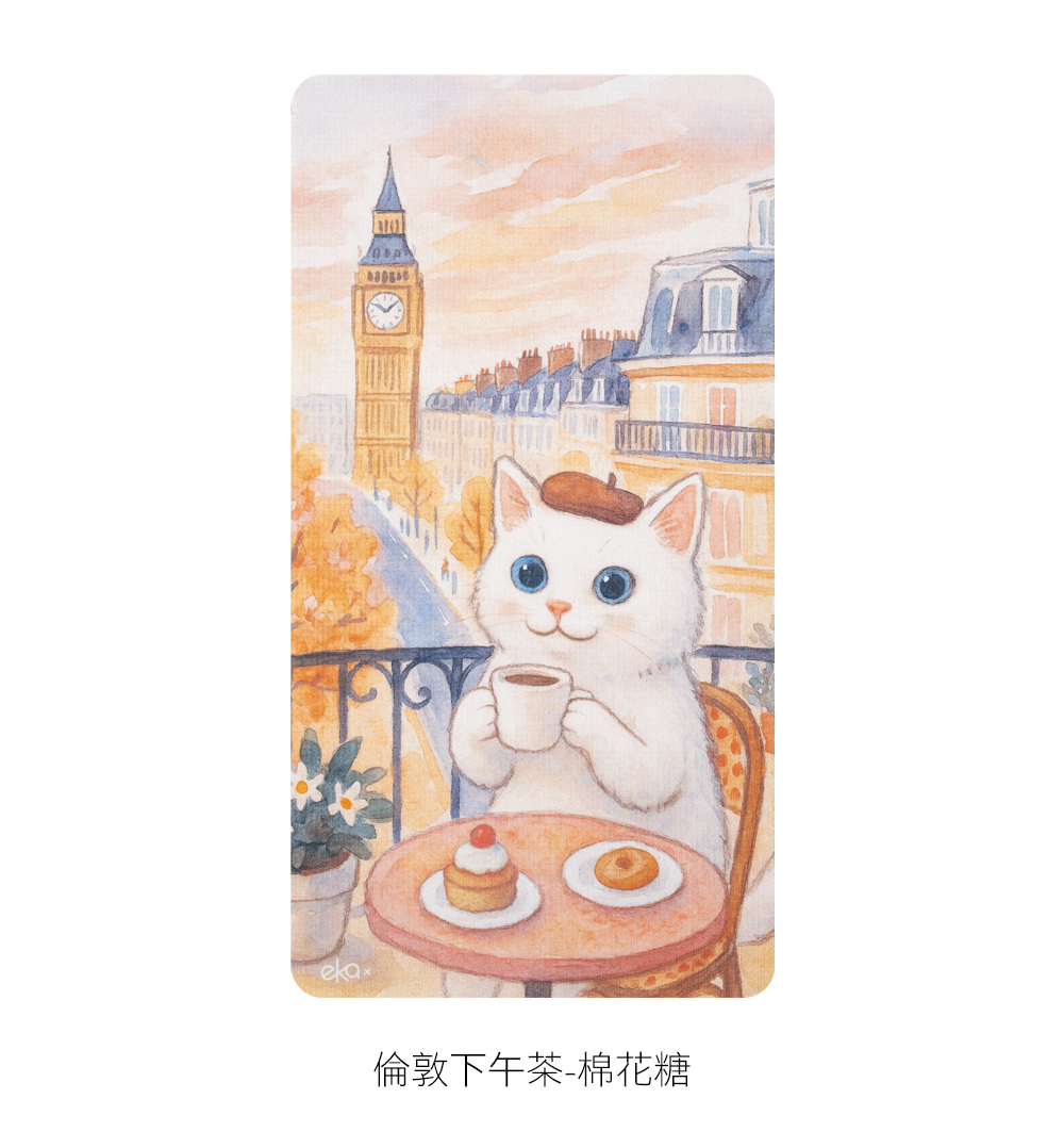 【軟萌家族】世界慢旅|三合一多功能滑鼠墊
