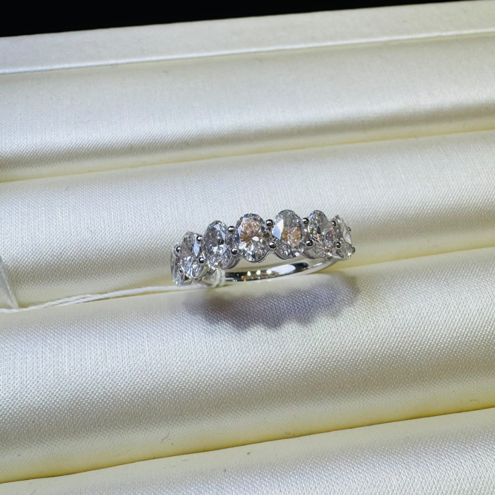 RIN-HHG1004-018 [RD2778] 925 SILVER LAB GROWN DIAMOND RING (A18)