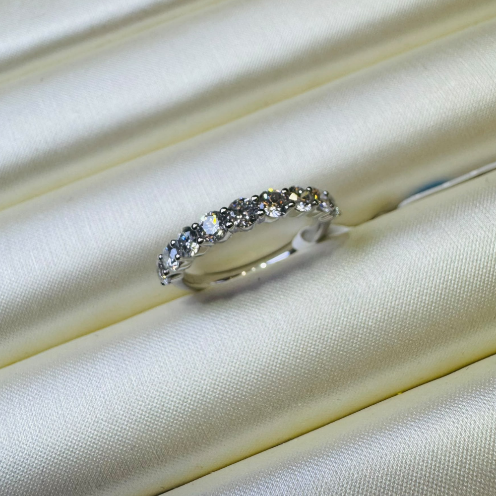 RIN-HHG1004-019 [RD2776] 925 SILVER LAB GROWN DIAMOND RING (A19)