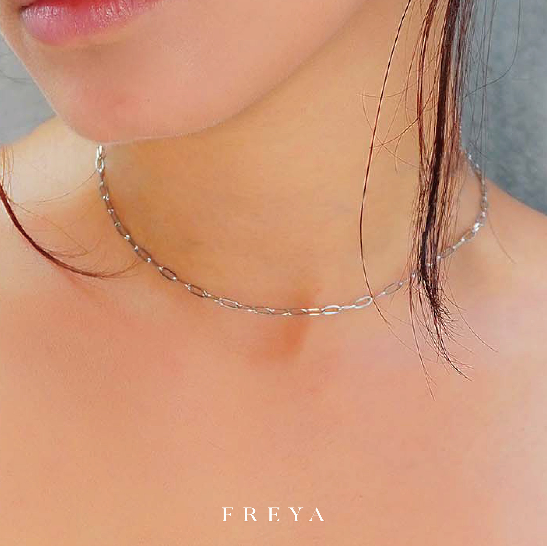 FREYA 2mm回形十字扣項鍊