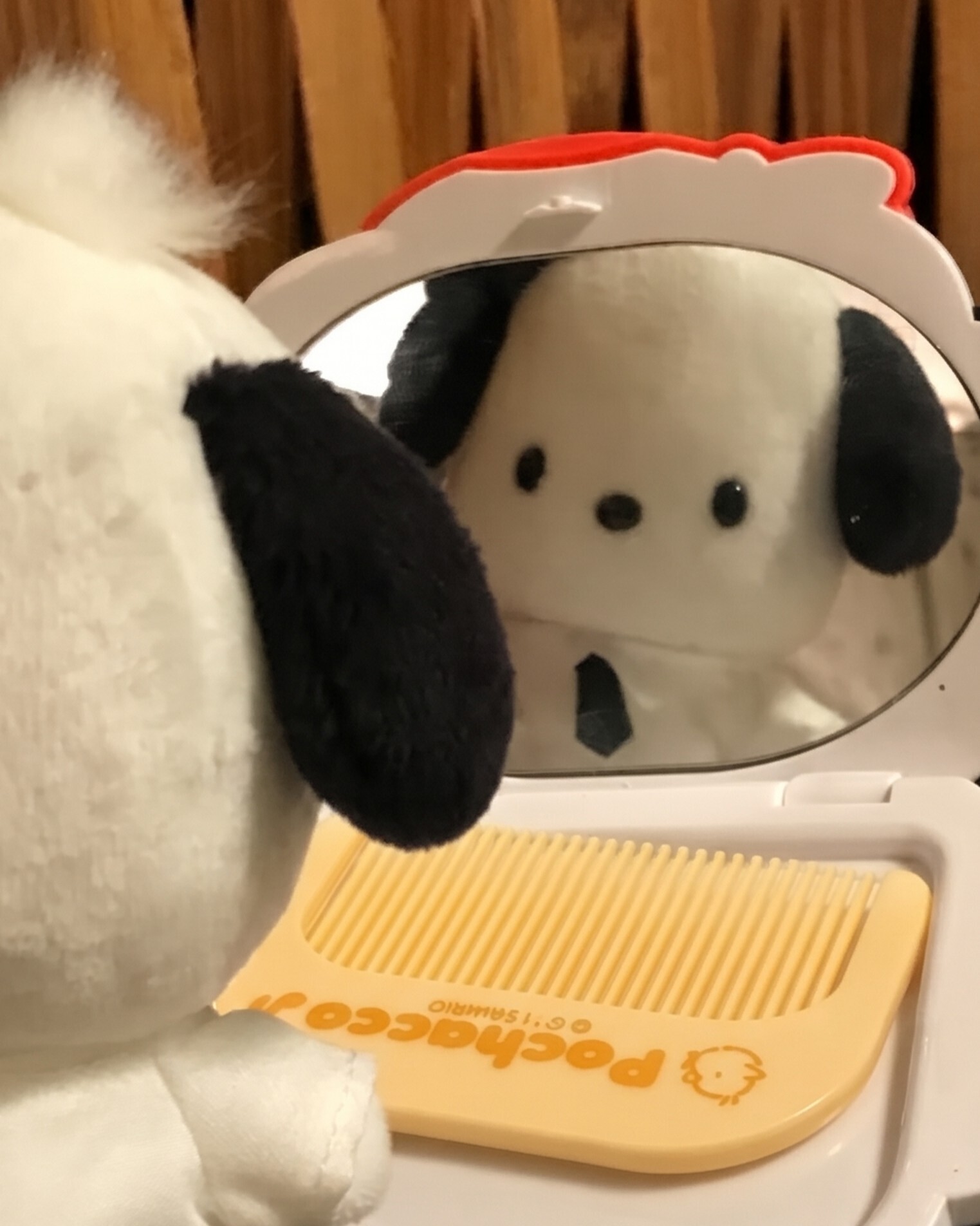 Sanrio 三麗鷗 經典 大臉 造型 隨身 鏡梳組 七款