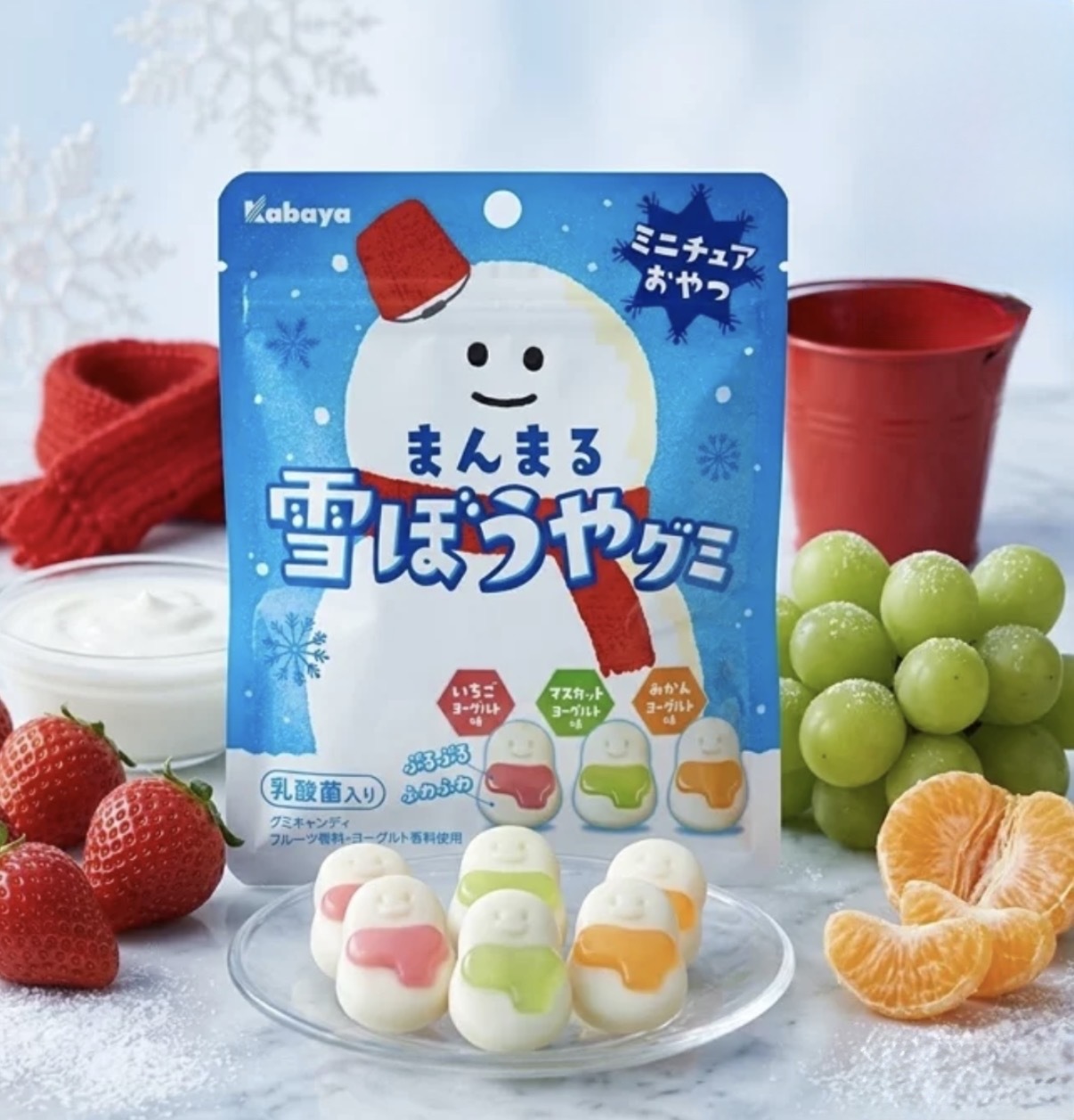 JP 雪人造型 3種水果乳酪軟糖 55g 2922 TK261004