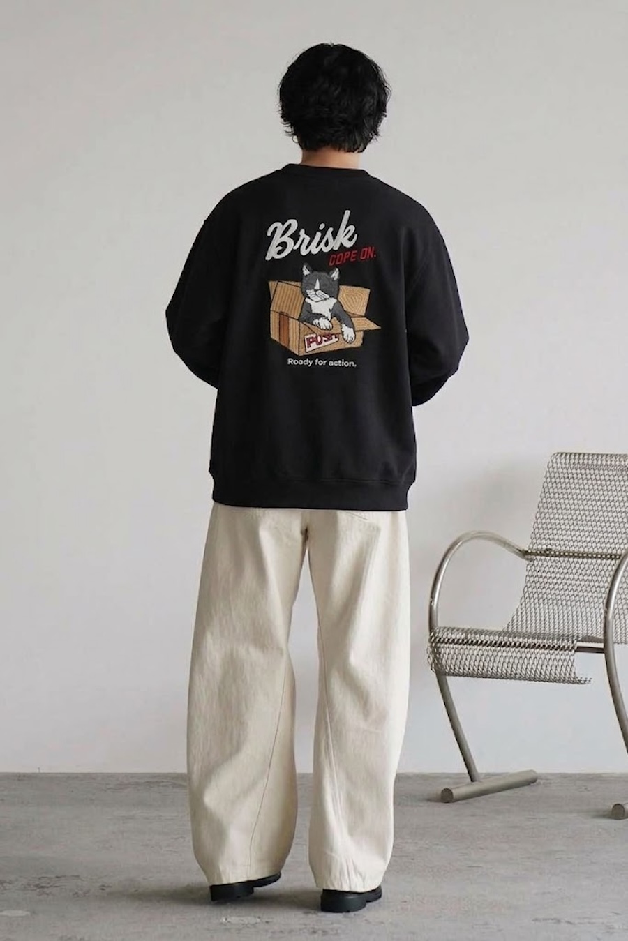 |折扣登記中| 🇯🇵 Freak's Store 別注 BOX貓咪 大學TEE