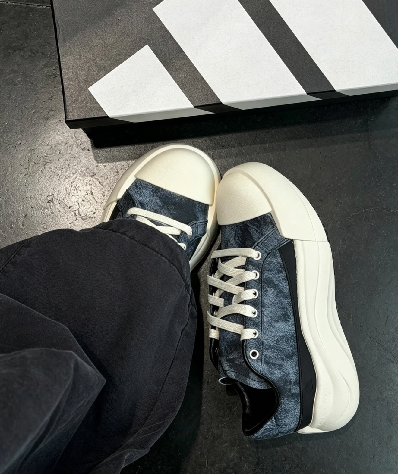 ADIDAS MAXXCOURT PRO FOS 扎染牛仔藍  LA4995
