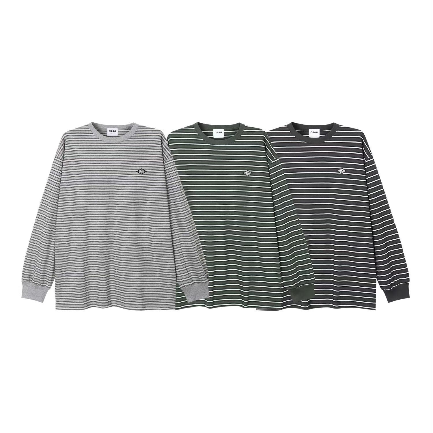 橫間長袖衫 GRAB-029T