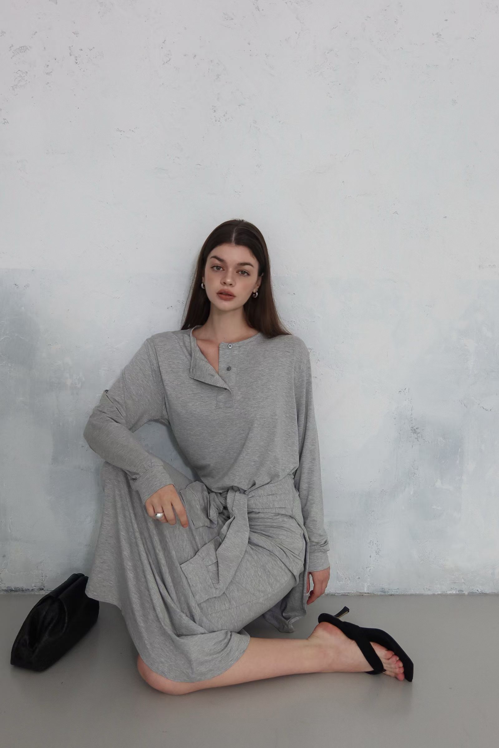 BP2614 Cozy Button Up Tee