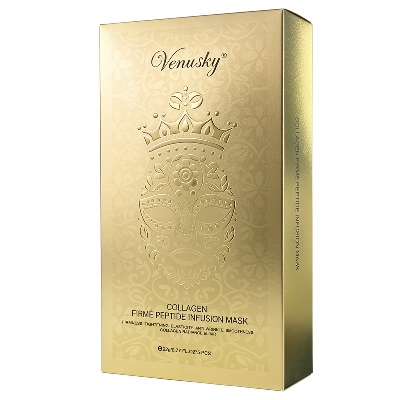 FAC-BBG1006-009 VENUSKY Collagen Repair Treatment Mask (5 pcs)VENUSKY 膠原蛋白修護精華面膜（5片裝） (A9)
