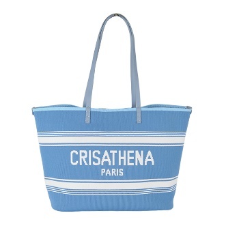 1009CT01-CRISATHENA-FH-大型輕盈托特包 Large Légèreté Tote Bag (A1 黑色/灰色 / B1 藍色 / C1 駝色 / D1 深綠色 / E1 紫色 / F1 蘭花紫色 / G1 黑色/白色 / H1 粉紅色)  *買袋送隨機Charm [1件]*