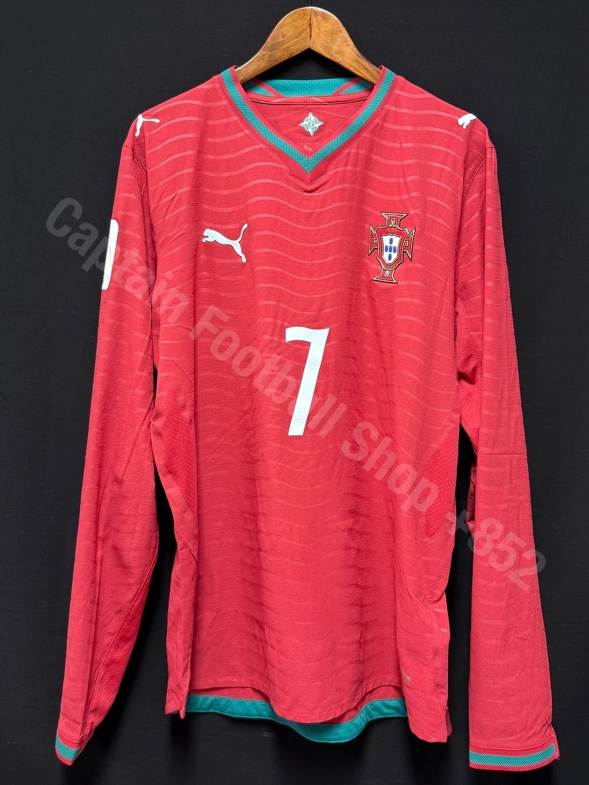 (Player Issue) Portugal 2026 FIFA World Cup Puma L/S Home Player Issue Shirt #7 RONALDO