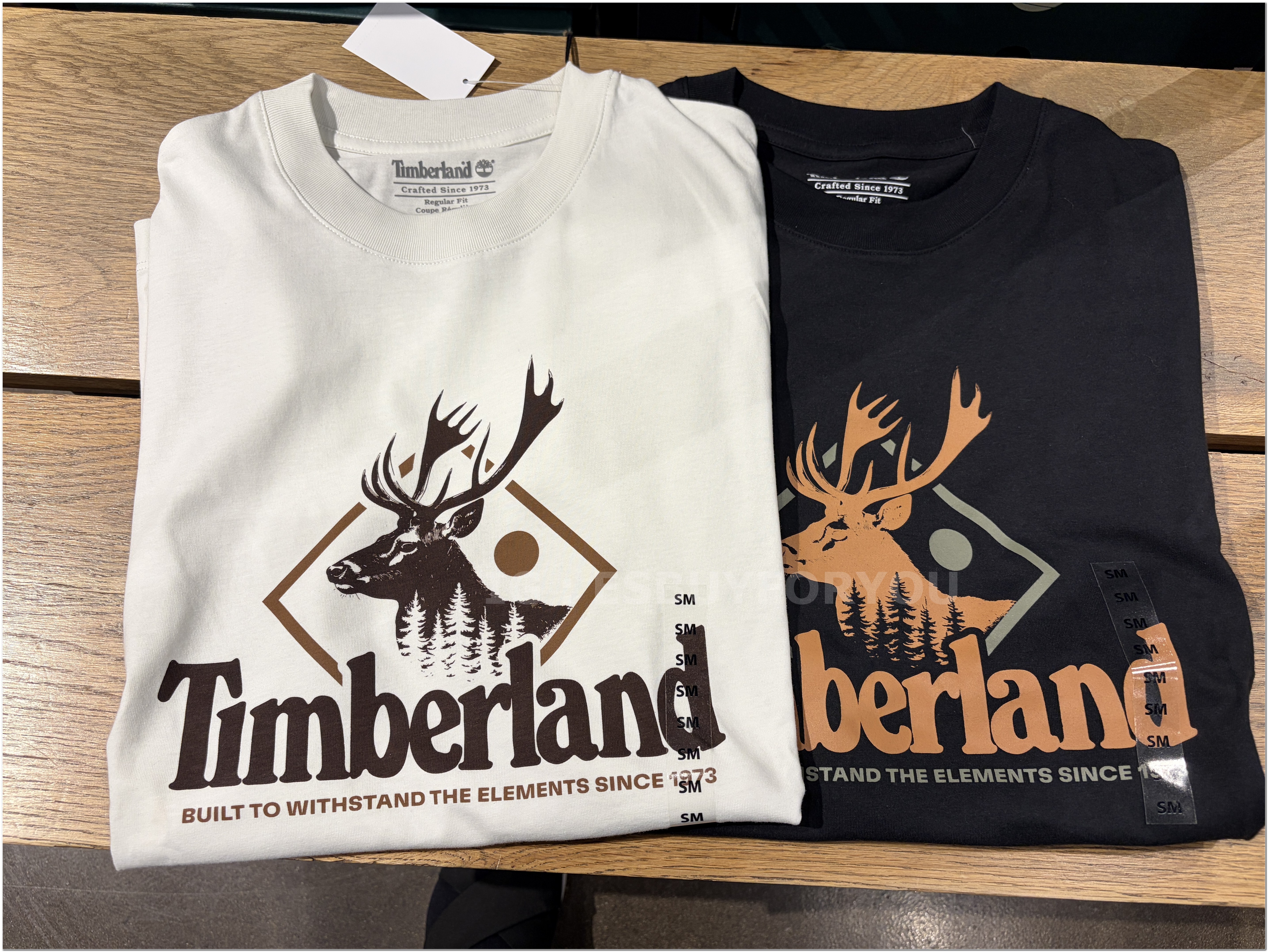 【限時】Timberland 大人 厚領口 動物系列 短TEE (3色)