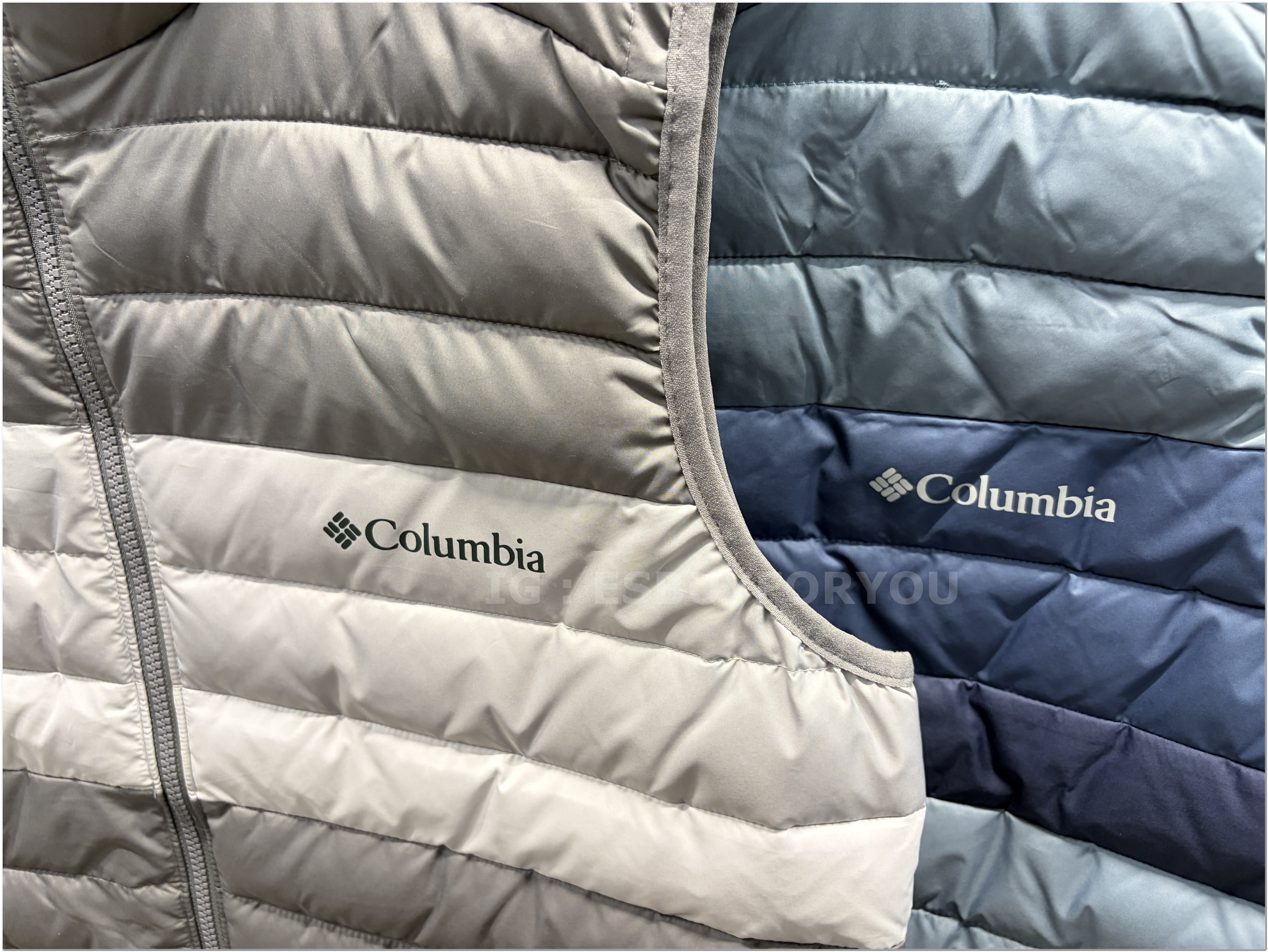 【限時】Columbia  男大人 拚色 Omni-Heat鋁點 背心 (2色)