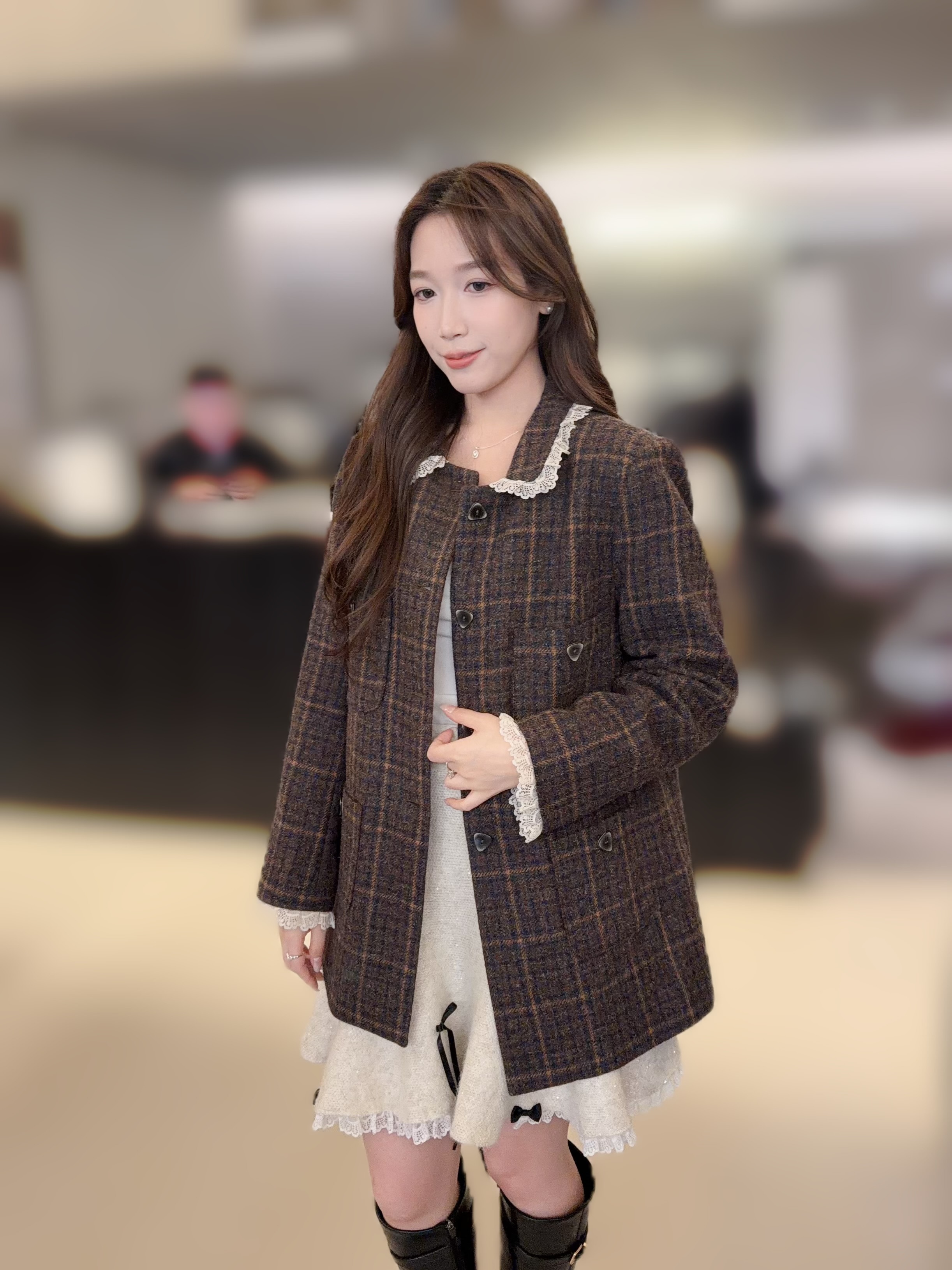 MP20 50%羊毛 衣領可拆 胸41 長29 $979
