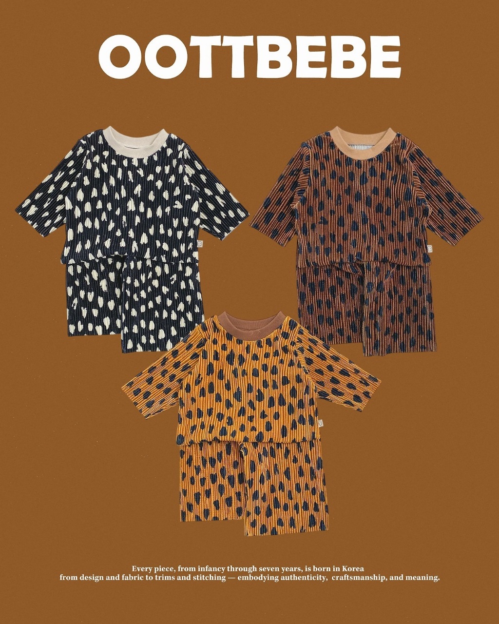正韓冬Oottbebe 三色豹紋套裝