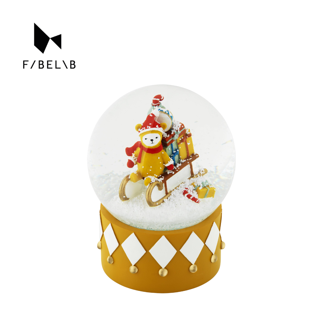 Fabelab Snow Globe Bob's Sleighride