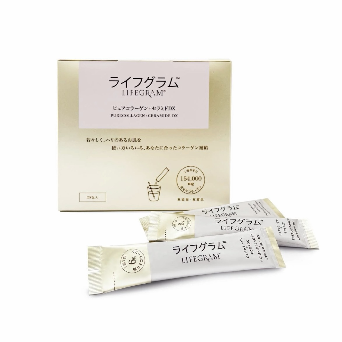 LIFEGRAM PURECOLLAGEN + CERAMIDE DX 膠原蛋白沖劑 28包( EXP:27年12月)｜膠原粉 膠原蛋白粉