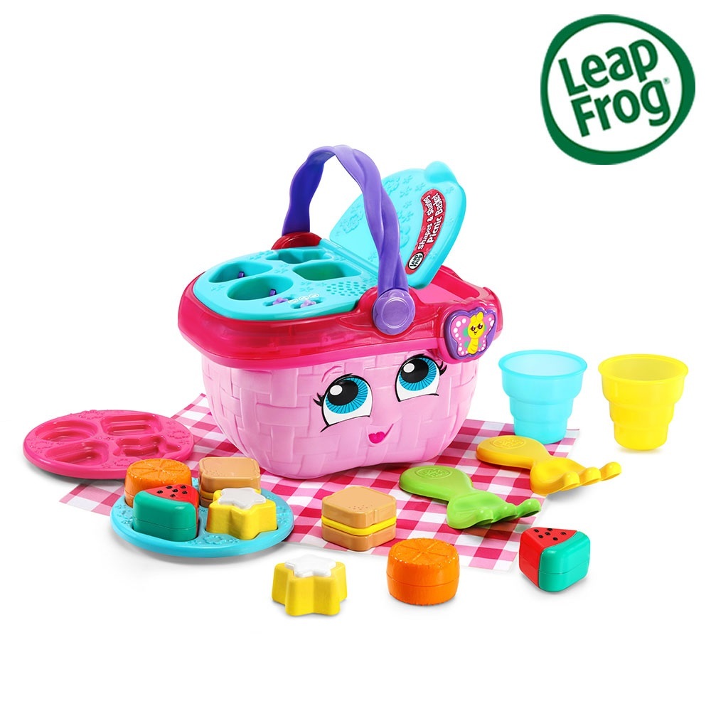 【LeapFrog】形狀配對野餐籃