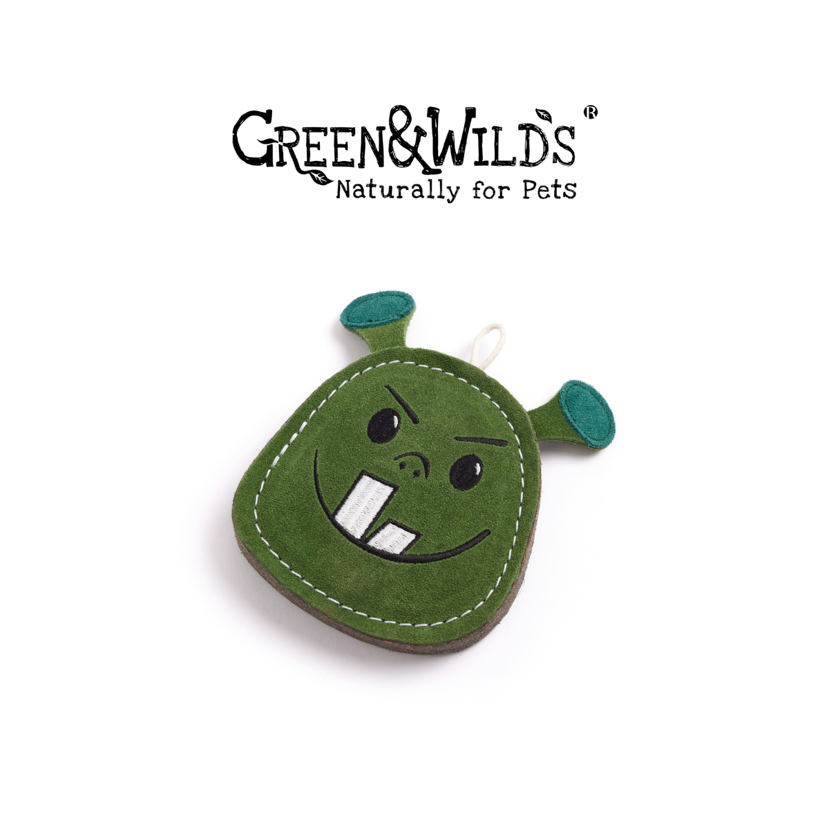 小綠怪魔奧迪 - 天然犬用啃咬玩具｜英國 GREEN & WILDS