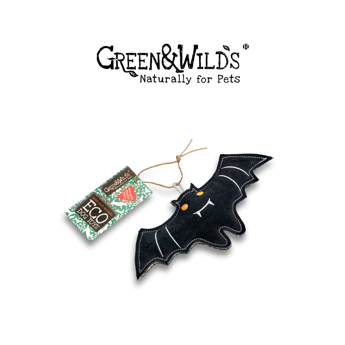 蝙蝠伯爵 - 天然犬用啃咬玩具｜英國 GREEN & WILDS