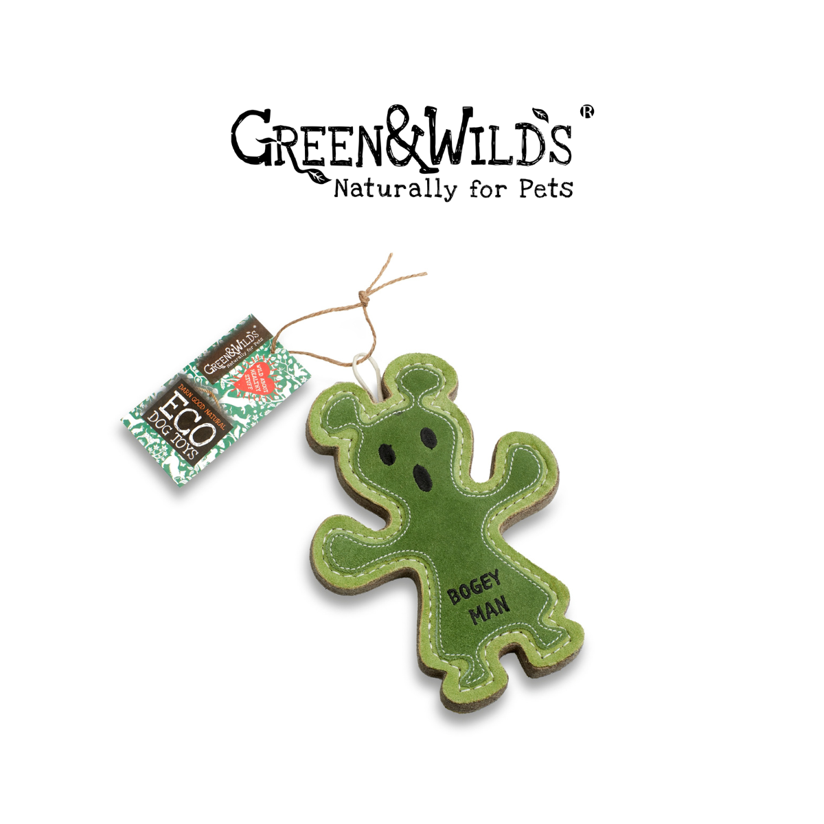 綠光星人 - 天然犬用啃咬玩具｜英國 GREEN & WILDS