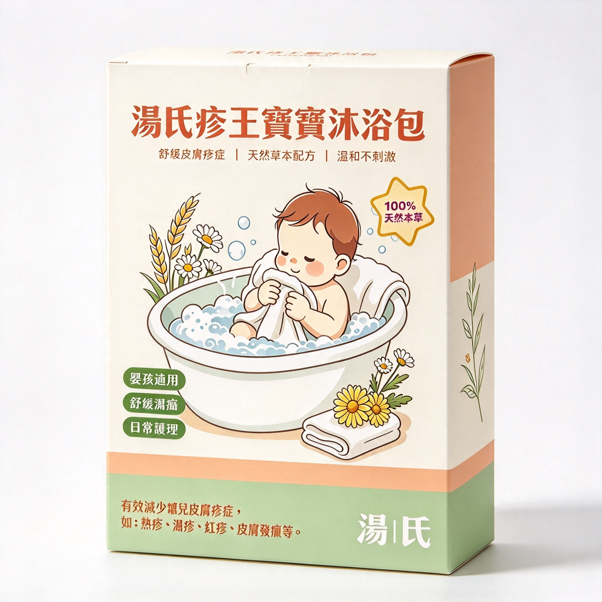 兒童濕疹沐浴包［8包裝］