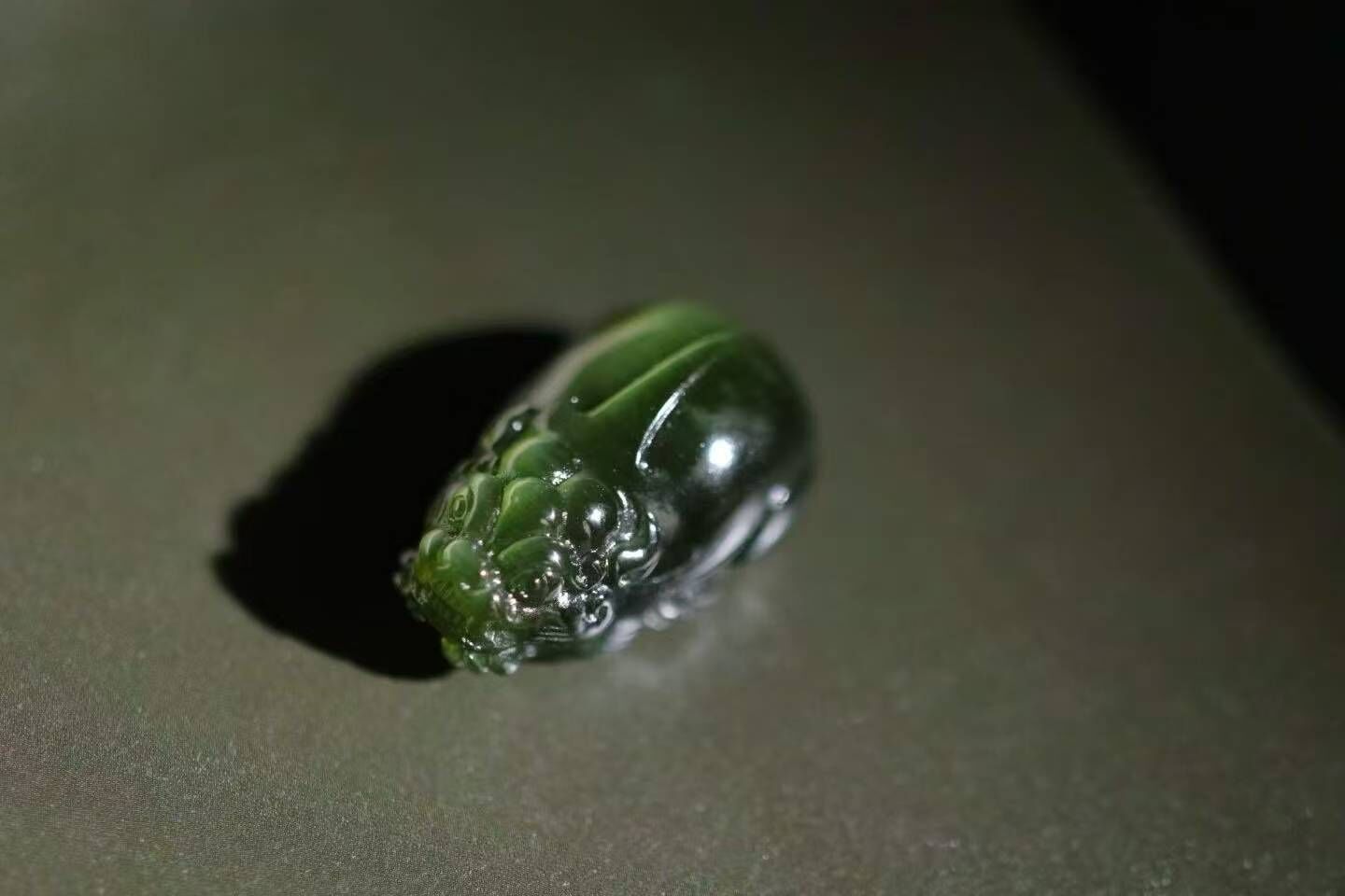 922712 和田玉貓眼貔貅