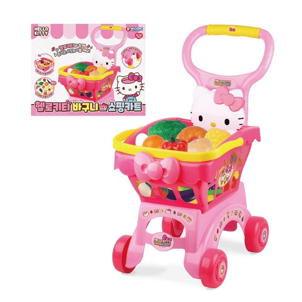 HELLO KITTY-購物推車遊戲組