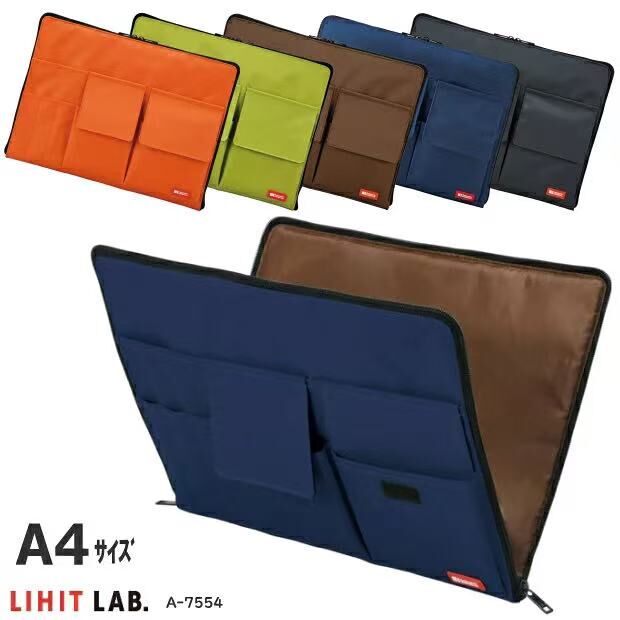 【預購】JM100502 LIHIT LAB. A4 超輕量大開口袋中袋