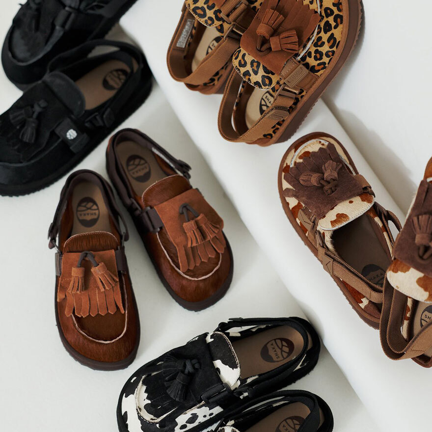 預購┃SHAKA MOC MULE TASSEL COWHAIR 4WAY 牛毛 莫卡辛 麂皮 穆勒 涼鞋 流蘇