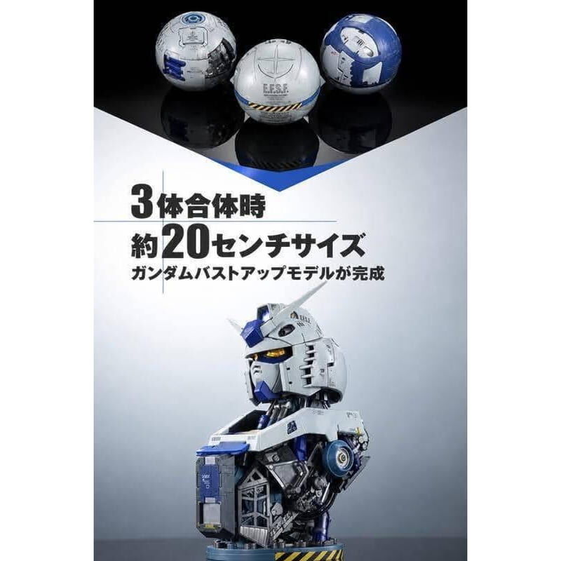 預訂 2027年2月 機動戰士高達 胸像 TRINITY RX-78-3 G3 (1套3款)