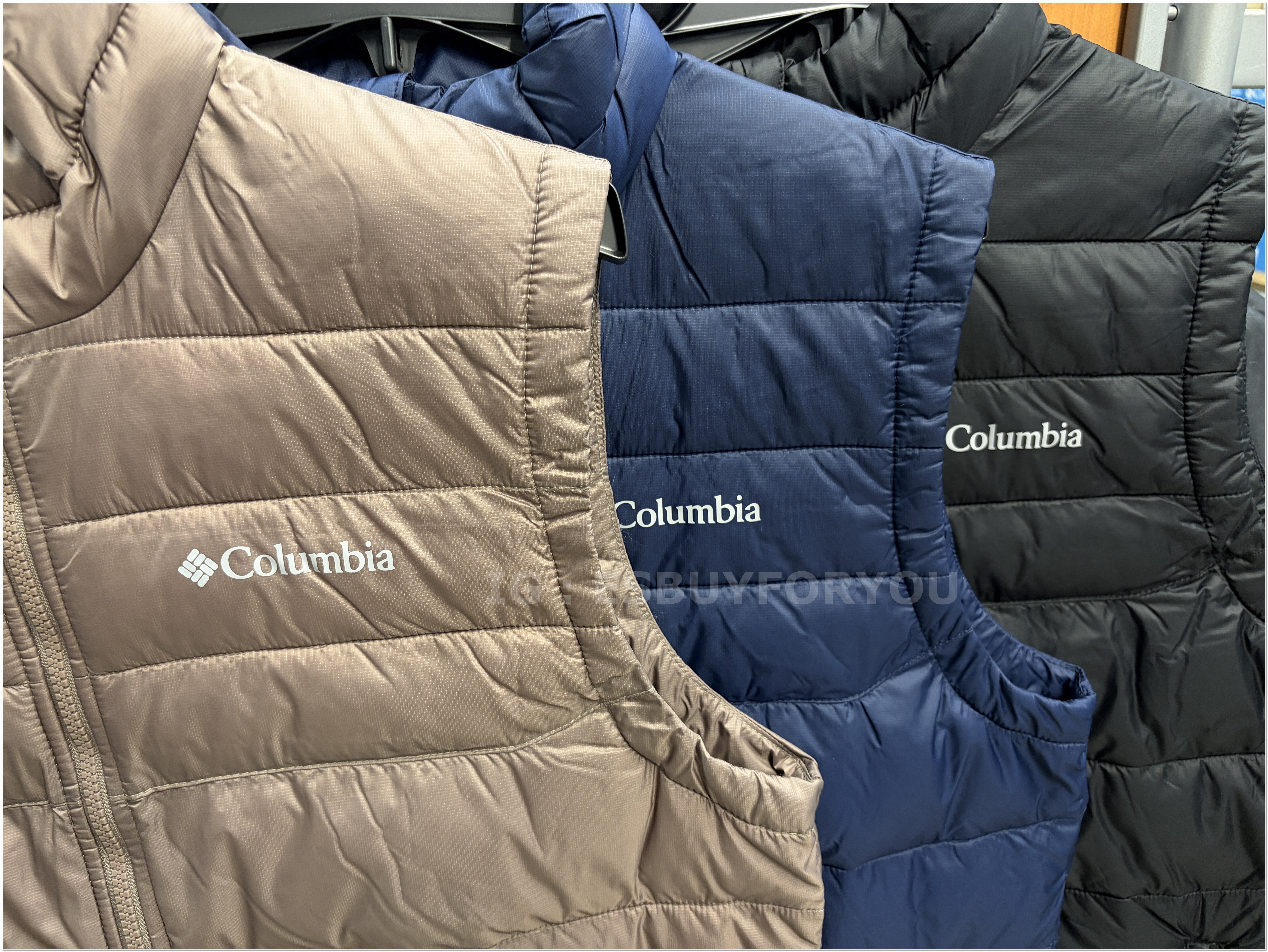 【限時】Columbia  男大人 輕便 鋪棉 背心 (3色)