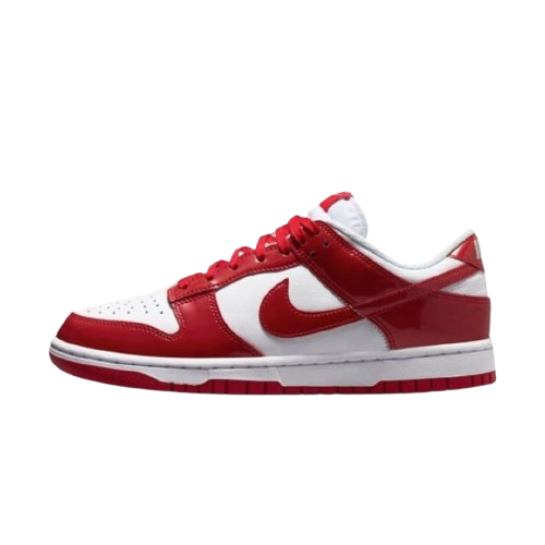 【官網限定】Nike Dunk Low SE ''Patent White Red'' 漆皮紅白 IV5104-101 IX