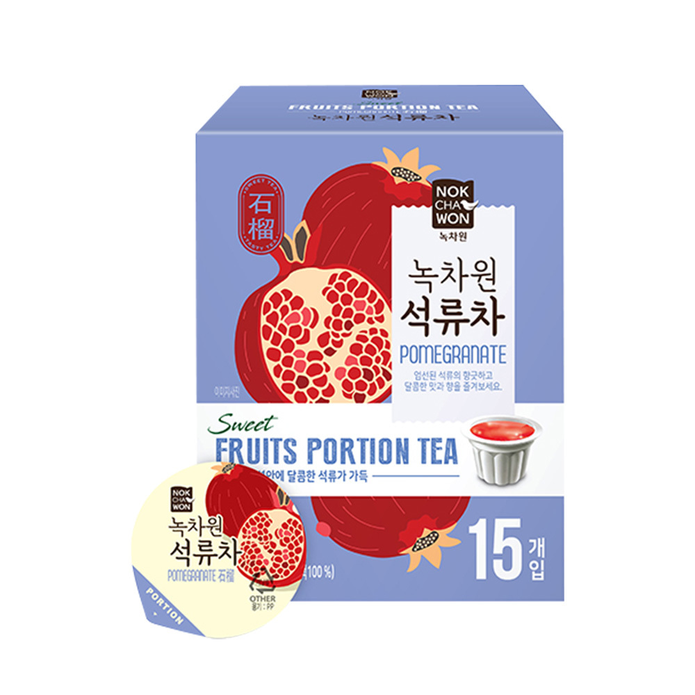 【BK SHOP】綠茶園石榴茶球30G*15