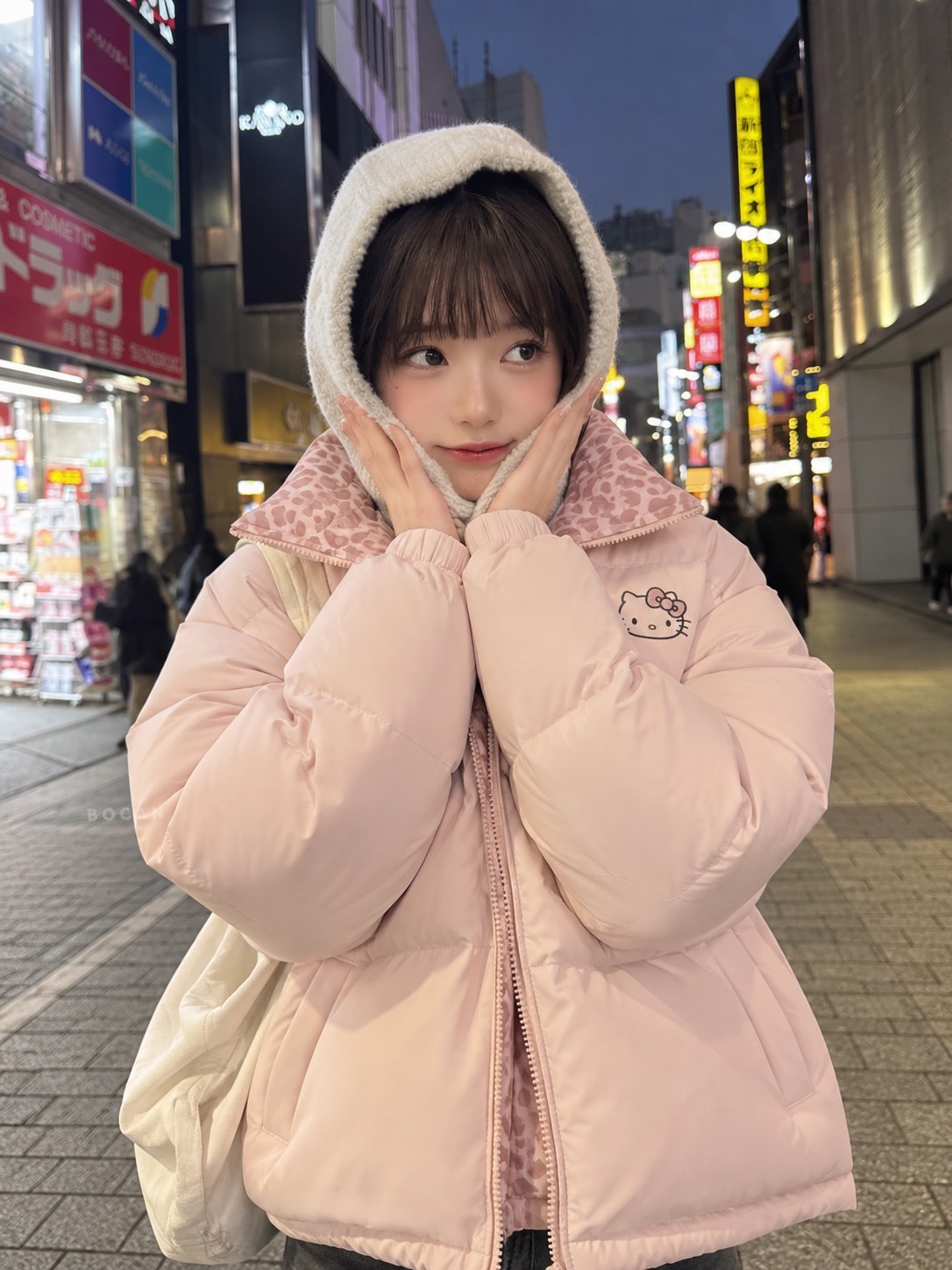 正版授權 SANRIO三麗鷗 X HELLO KITTY 聯名款 撞色 豹紋 立領 外套 共5色