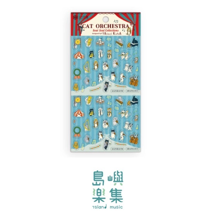 【貼紙】貓咪樂團