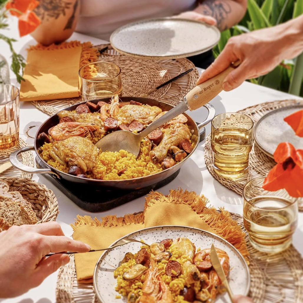 Mineral B | Beeswax iron paella pan