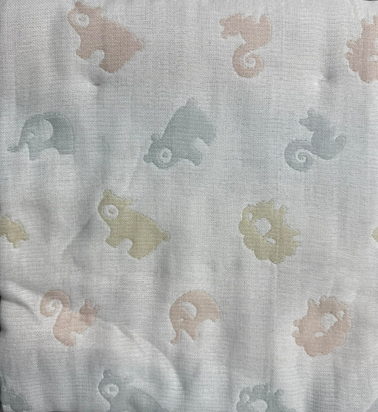 【Nishimatsuya】Forest Animals 6-Layer Gauze Soft Kids Towel